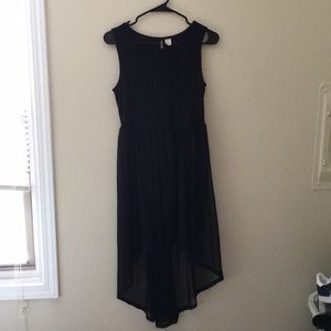 High low dress black dress